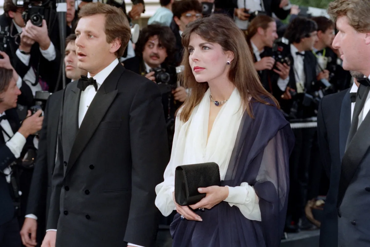 الأميرة كارولين وستيفانو كاسيراغي Stefano Casiraghi في مهرجان كان 1989 -مصدر الصورة: AFP