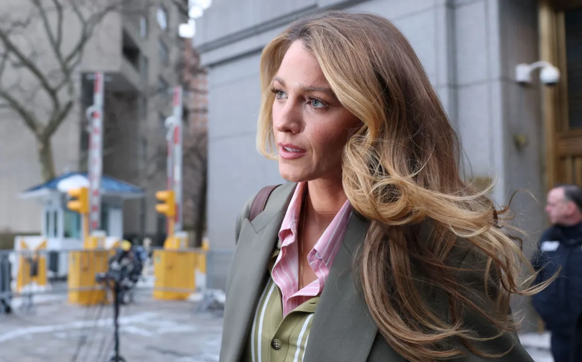 بليك ليفلي في نيويورك (Blake Lively in New York). مصدر الصورة: ANGELA WEISS / AFP