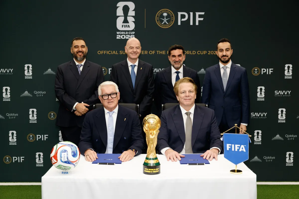 صندوق الاستثمارات العامة السعودي داعماً راسمياً لمونديال 2026- الصورة من حساب صندوق الاستثمارات العامة على منصة إكس 