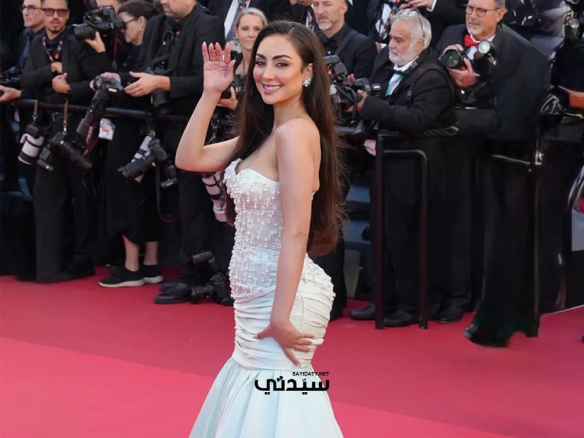 نور الغندور بمهرجان كان السينمائي 2026 -الصورة خاصة بـ"سيدتي" من تصوير جيمي أبو نكد