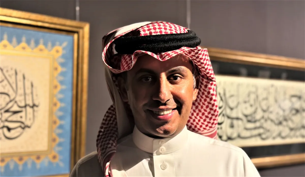 الخطاط السعودي فهد المجحدي
