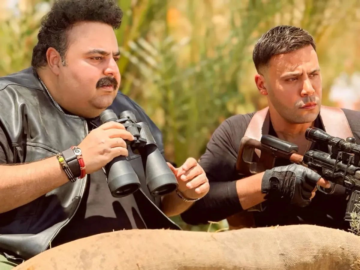 محمد إمام وشيكو من فيلم صقر وكناريا الصورة من حساب إمام في إنستغرام