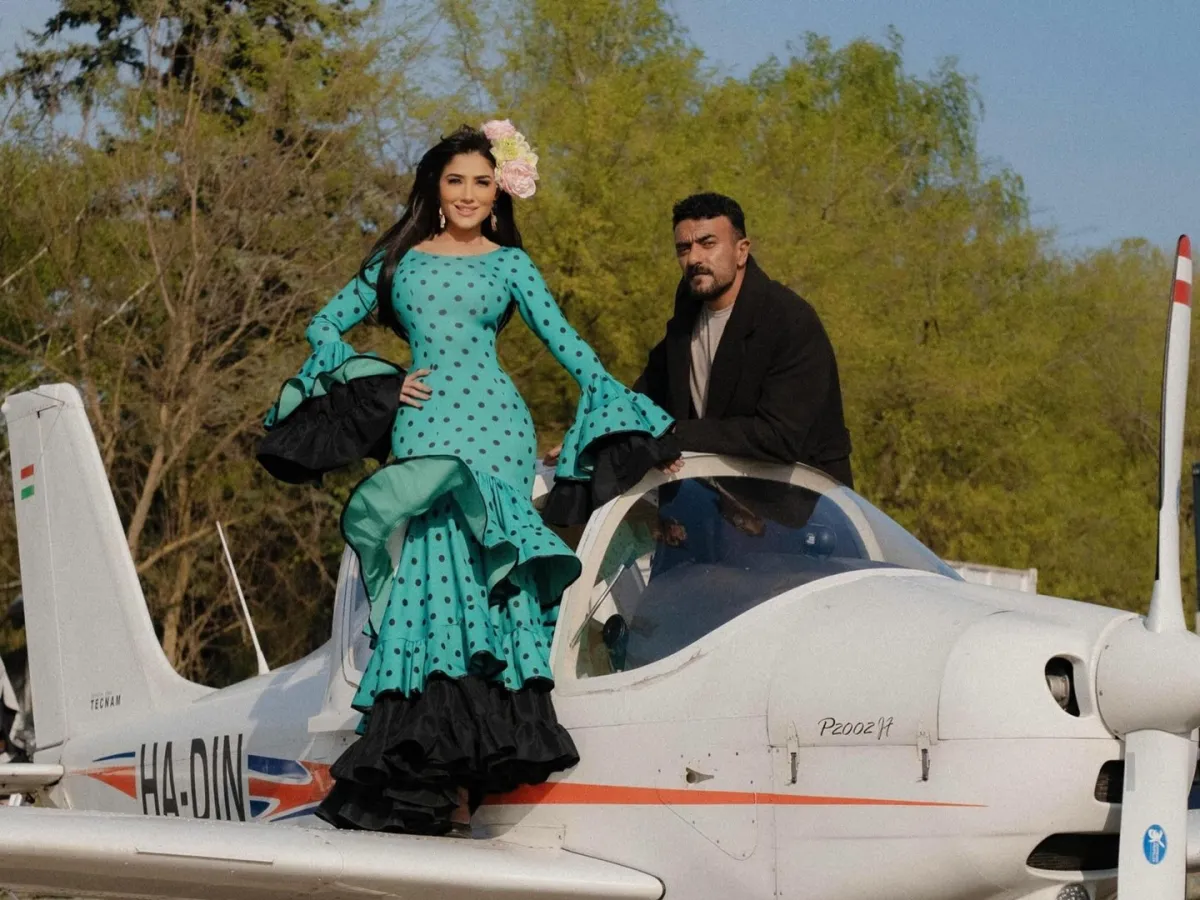 أحمد العوضي ومي عمر من كواليس شمشون ودليلة
