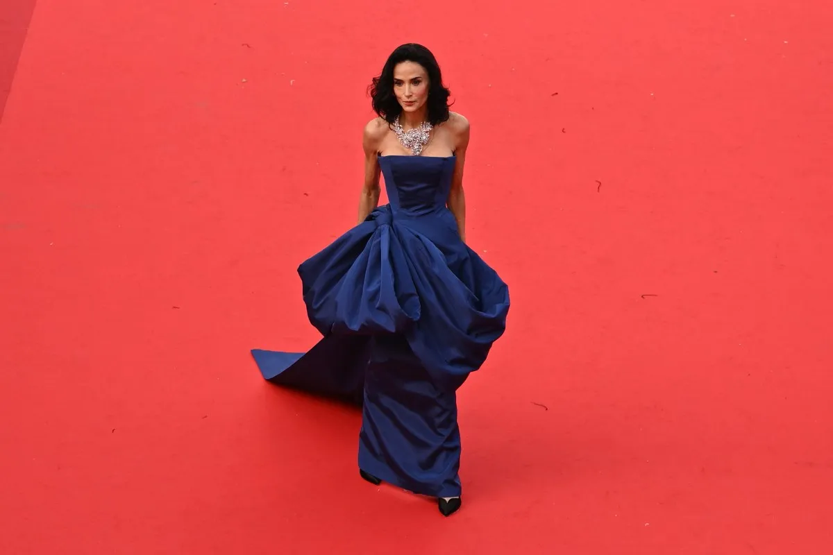 ديمي مور Demi Moore  في مهرجان كان السينمائي 2026 - (مصدر الصورة Antonin THUILLIER / AFP)