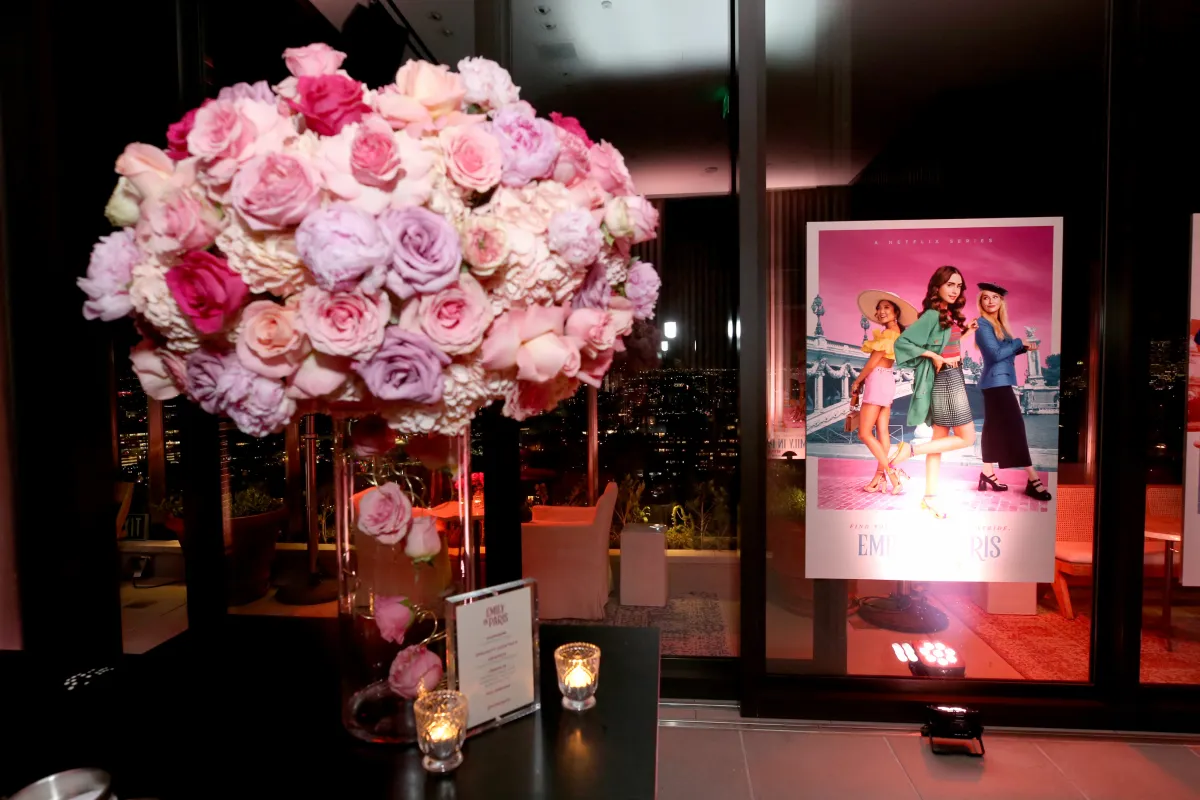حفل إطلاق مسلسل إيميلي في باريس - Photo by Phillip Faraone / GETTY IMAGES NORTH AMERICA / Getty Images via AFP