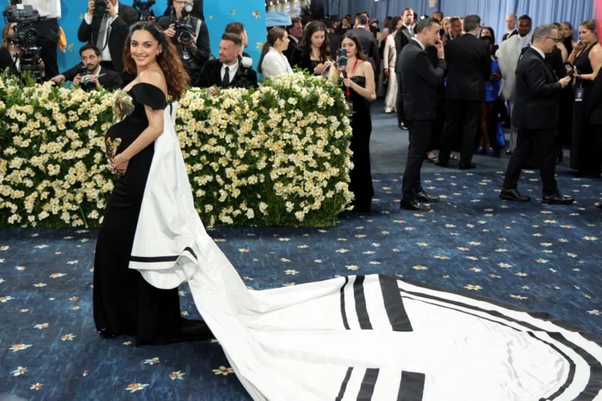 كيارا أدفاني Kiara Advani في حفل ميت غالا 2025. مصدر الصورة: Kiara Advani Savion Washington/Getty Images/AFP