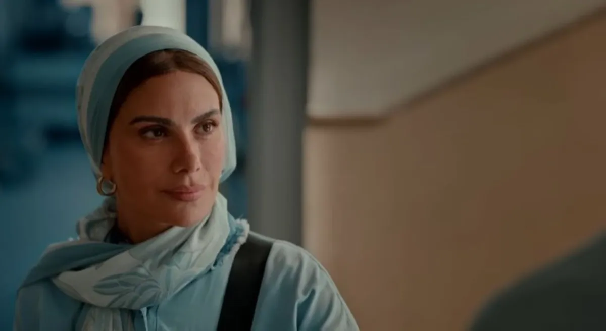 صبا مبارك في ورد على فل وياسمين- الصورة سكرين شوت من شاشة عرض المسلسل