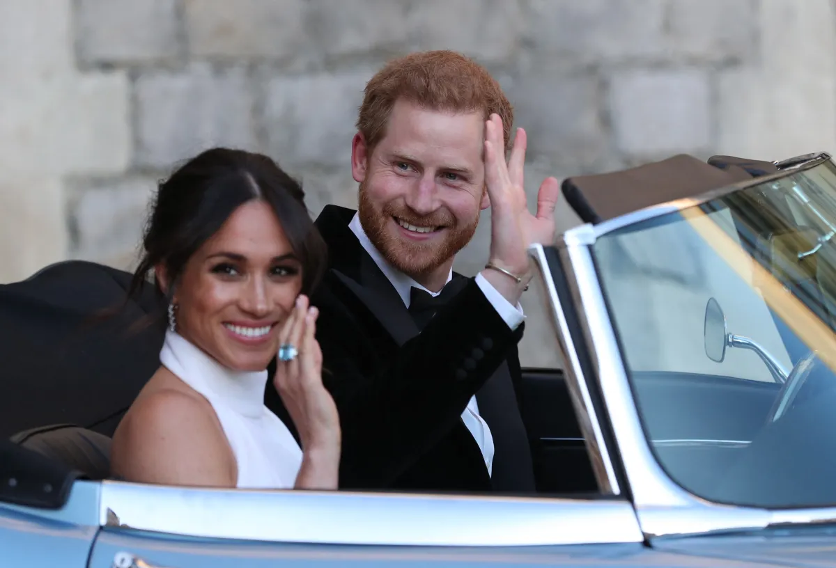 الأمير هاري Prince Harry وميغان دوقة ساسكس Meghan, the Duchess of Sussex- مصدر الصورة: Steve Parsons / POOL / AFP