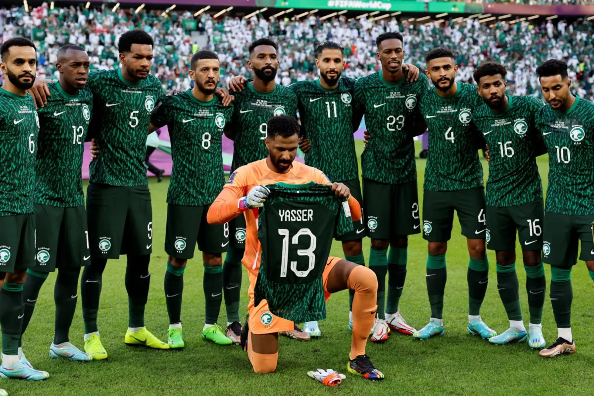 المنتخب السعودي في مونديال قطر 2022 (مصدر الصور: Khaled DESOUKI / AFP))