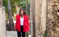 الملكة رانيا في طريقها في جبل اللويبدة لجمعية تجلى. jpg