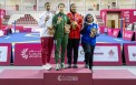 أحرزت السعودية دنيا صابر، ذهبية منافسات التايكوندو لوزن فوق 67 كجم - (مصدر الصورة: حساب فريق السعودية على منصة إكس)