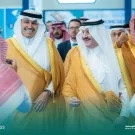 لحظة افتتاح المؤتمر السعودي البحري واللوجستي. مصدر الصورة (الموقع الرسمي لوزارة النقل والخدمات اللوجستية على منصة x )