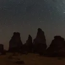 سماء العلا- الصورة من حساب الهيئة الملكية لمحافظة العُلا على "إكس"