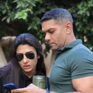 رنا  أبوالريش وآسر ياسين في كواليس اتنين غيرنا الصورة من الشركة المنتجة