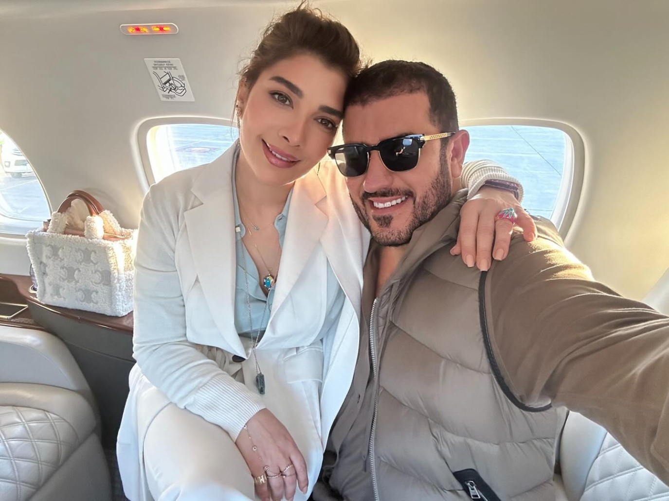 أصالة تتصدر الترند والسبب إطلالة زوجها فائق حسن