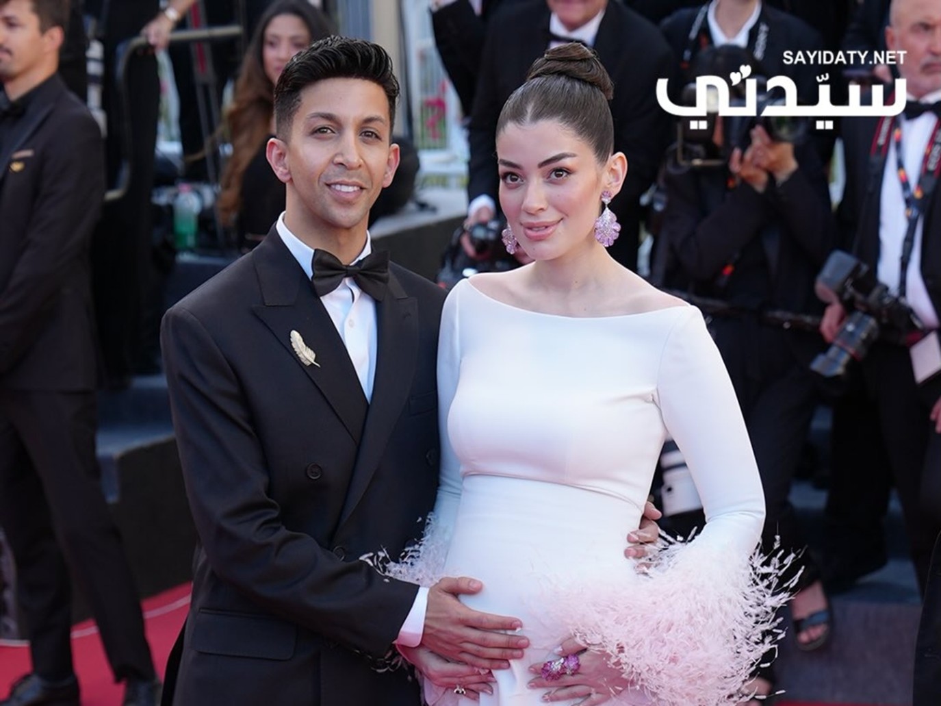 ليلى أحمد زاهر تكشف عن نوع مولودها على السجادة الحمراء لمهرجان كان 2026