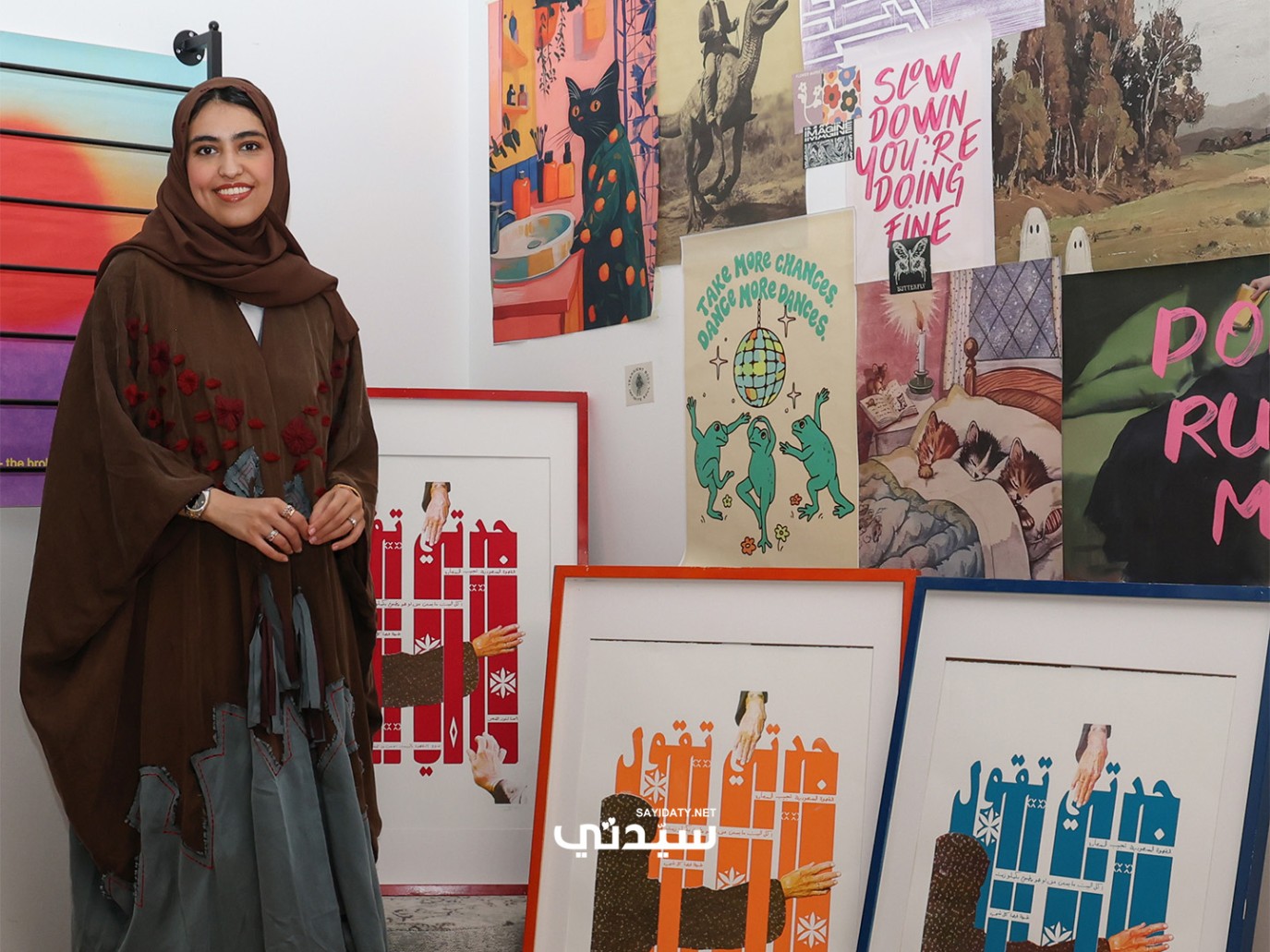 فنانة بصرية ورائدة أعمال.. سارة النملة: الفن مرآة اعتزازي بهويتي