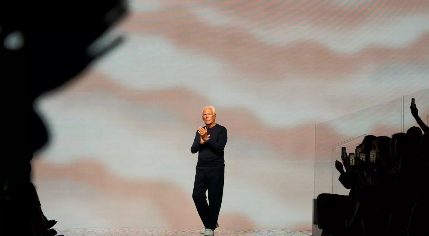 جيورجيو أرماني Giorgio Armani- مصدر الصورة Launchmetrics/Spotlight ©