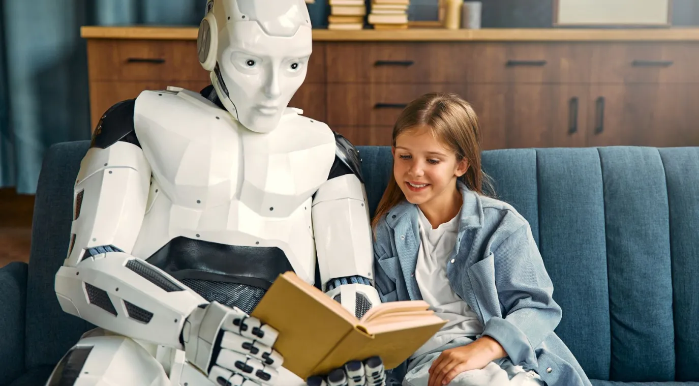 صورة الصداقة مع الروبوت