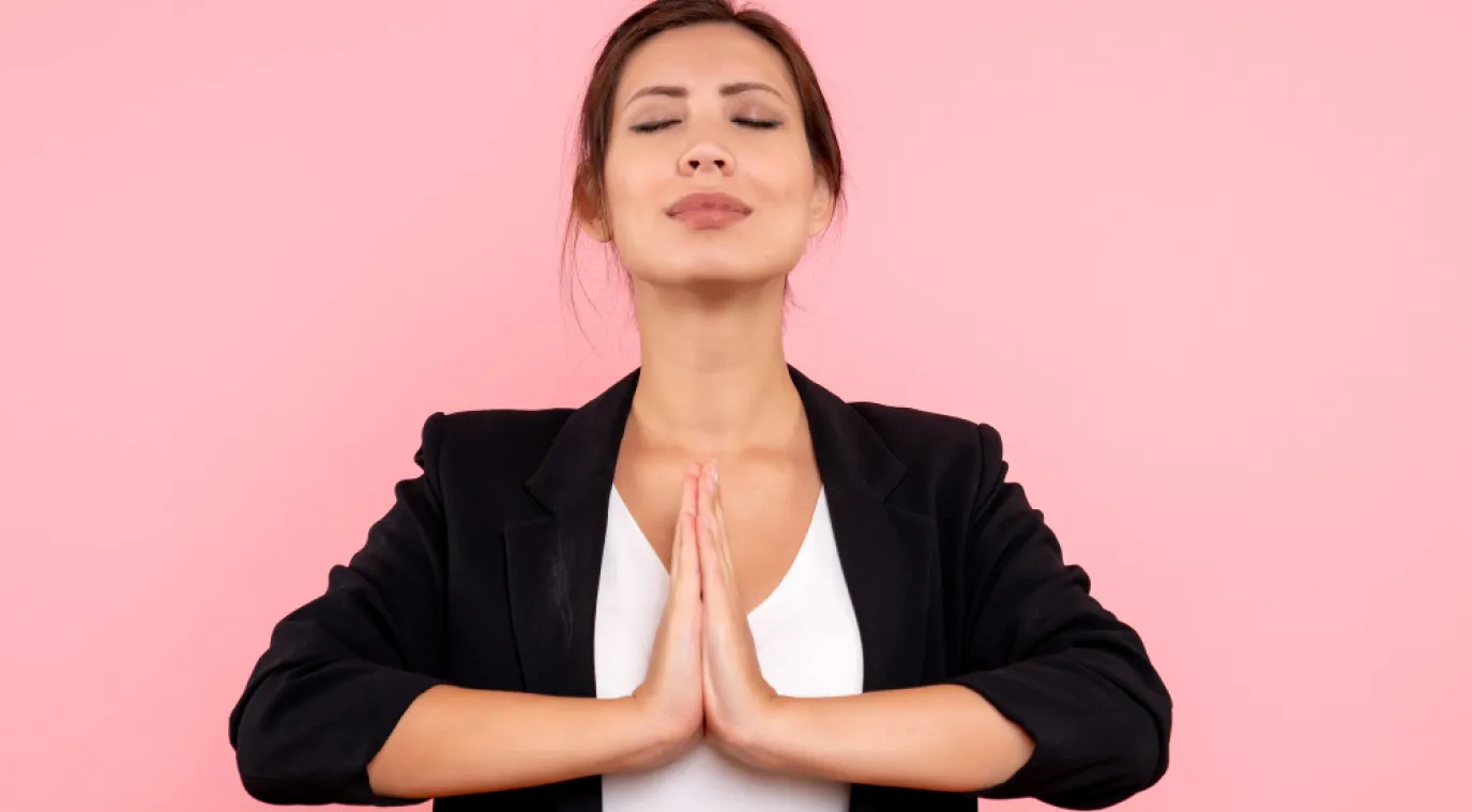 التنفس العميق يحدّ من التوتر- المصدر freepik