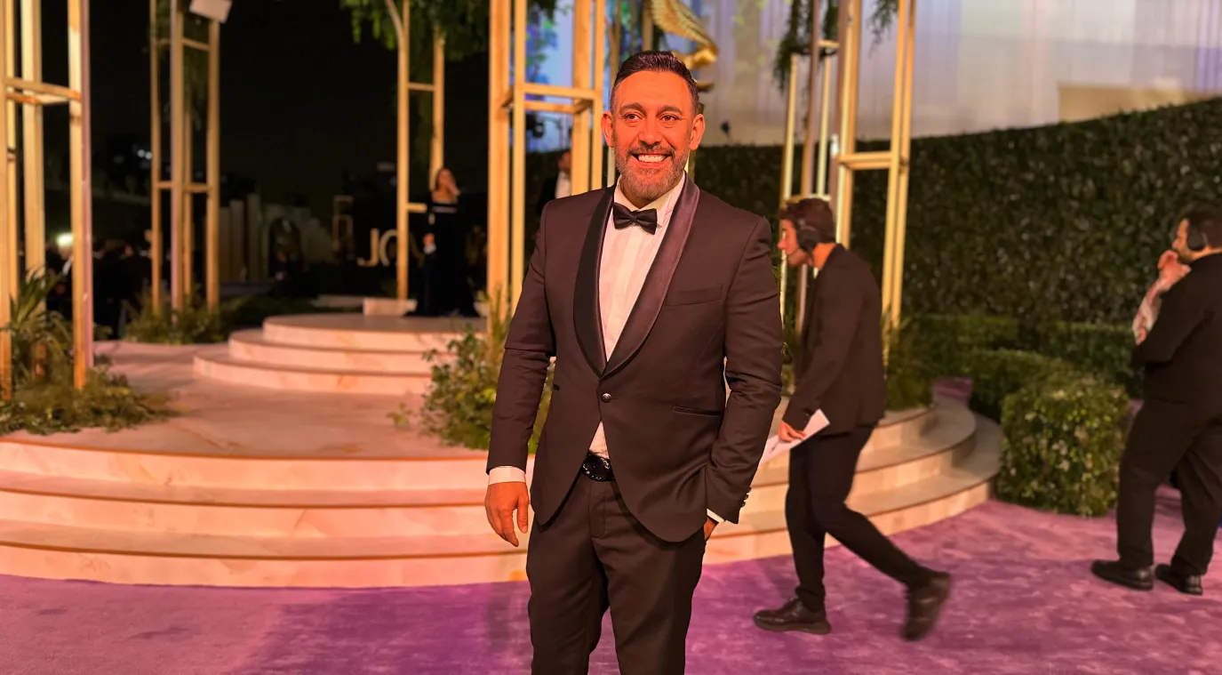 عمرو مصطفى في Joy Awards 2026- الصورة خاص سيدتي تصوير: عبير بو حمدان