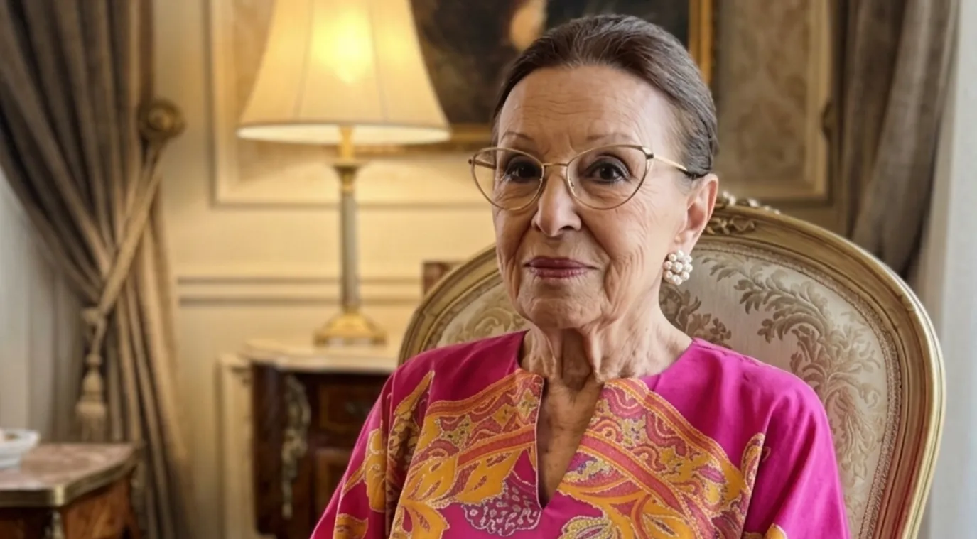 نجاة الصغيرة في أحد ث ظهور لها - الصورة من حساب حسام داغر على الفيس بوك