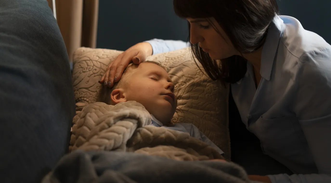 صورة لطفل نائم