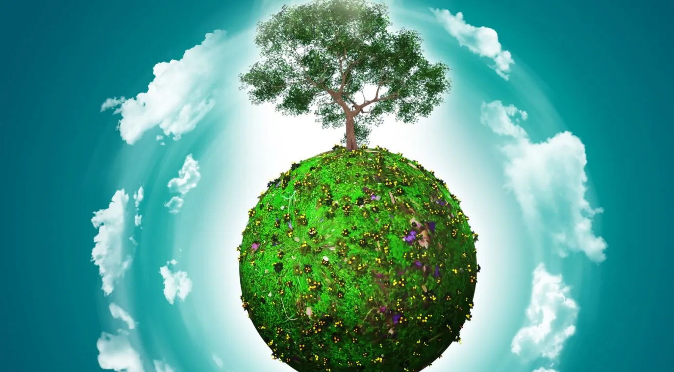 بوستر الاحتفال باليوم الدولي لأمنا الأرض   