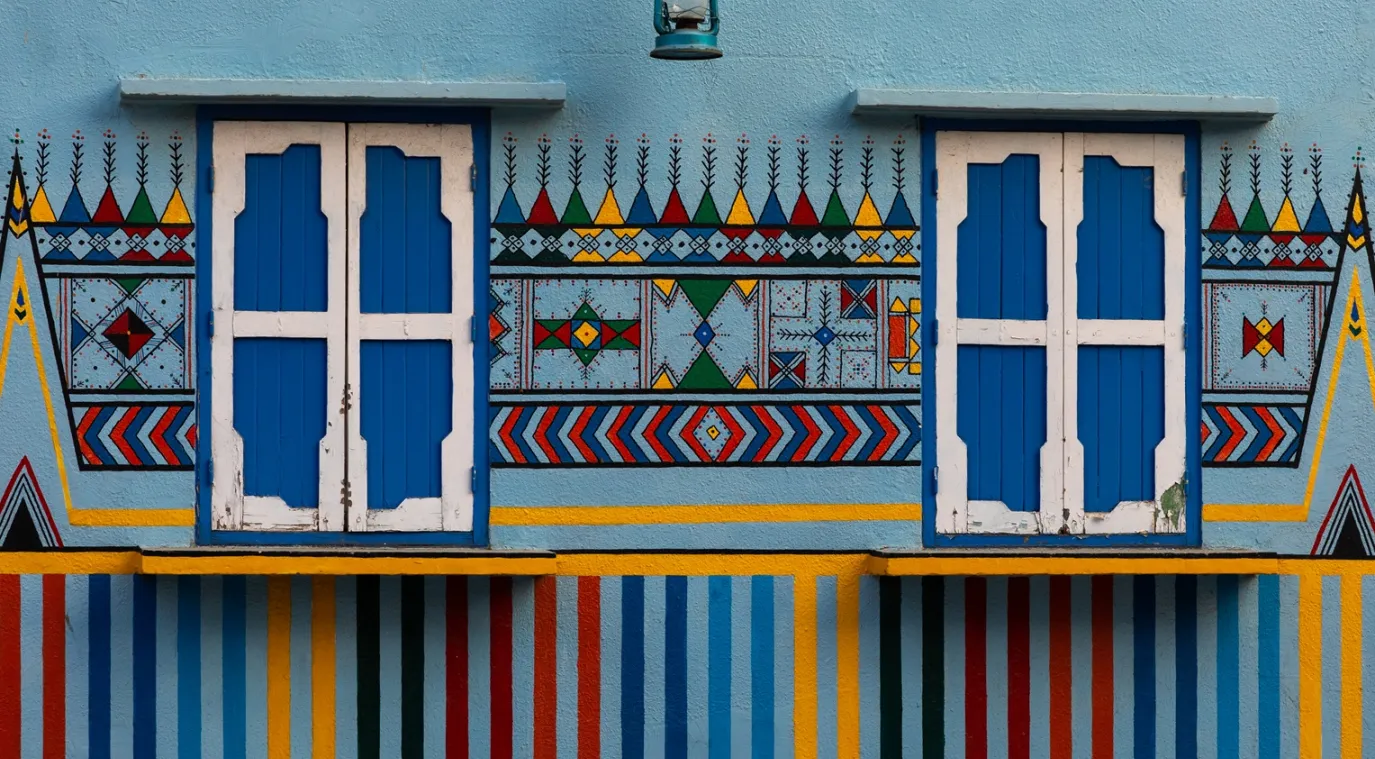 فن القط العسيري المدرج في قائمة اليونسكو للتراث الثقافي غير المادي السعودي، - المصدر Eric Lafforgue/Art in All of Us/Corbis via Getty Images