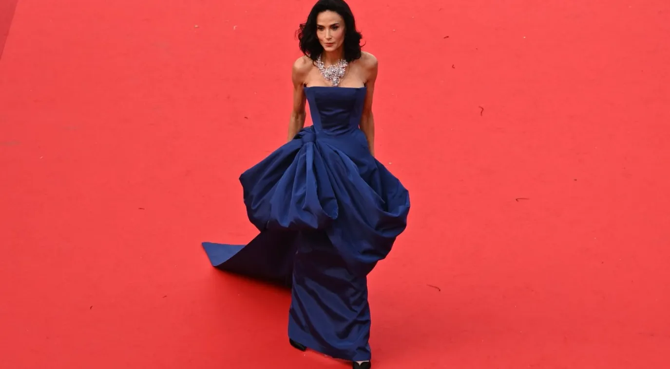 ديمي مور Demi Moore  في مهرجان كان السينمائي 2026 - (مصدر الصورة Antonin THUILLIER / AFP)