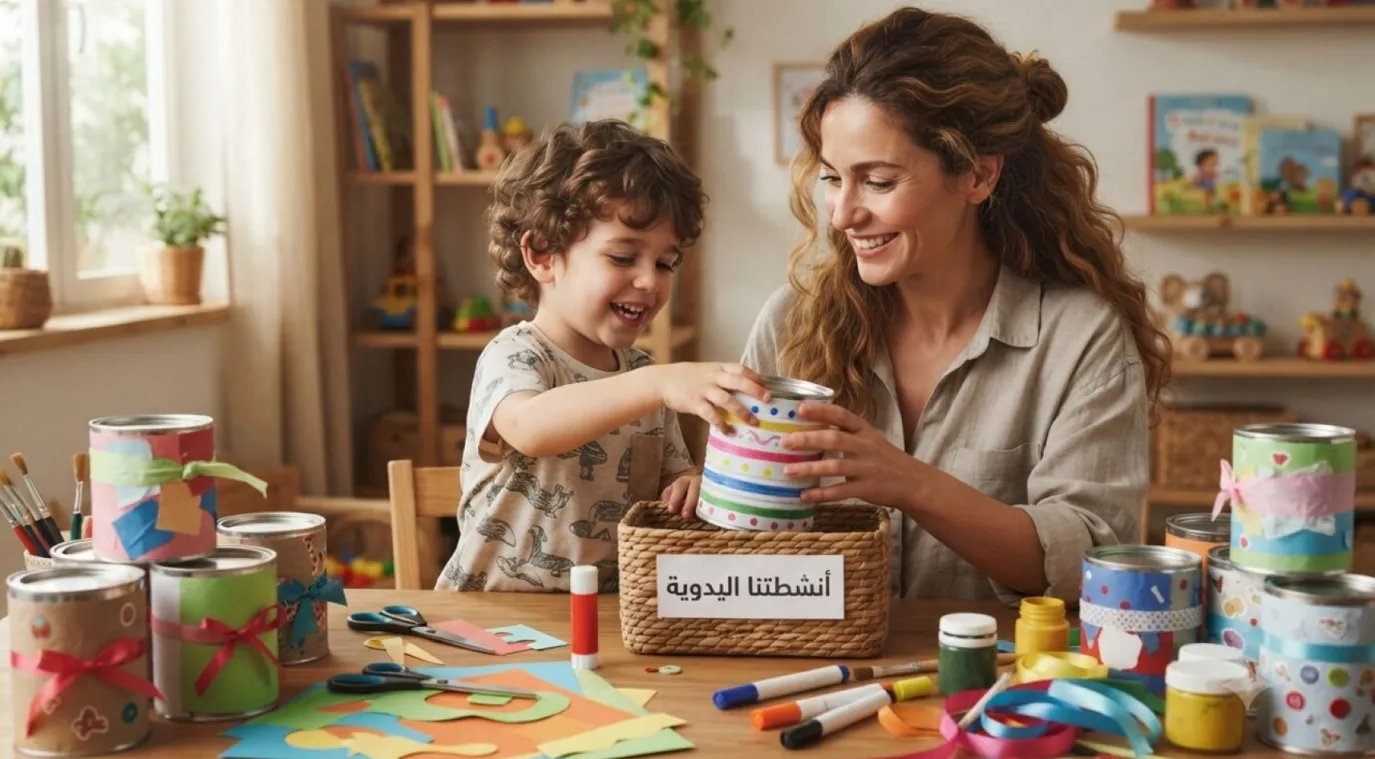  6 أفكار من علب الحليب