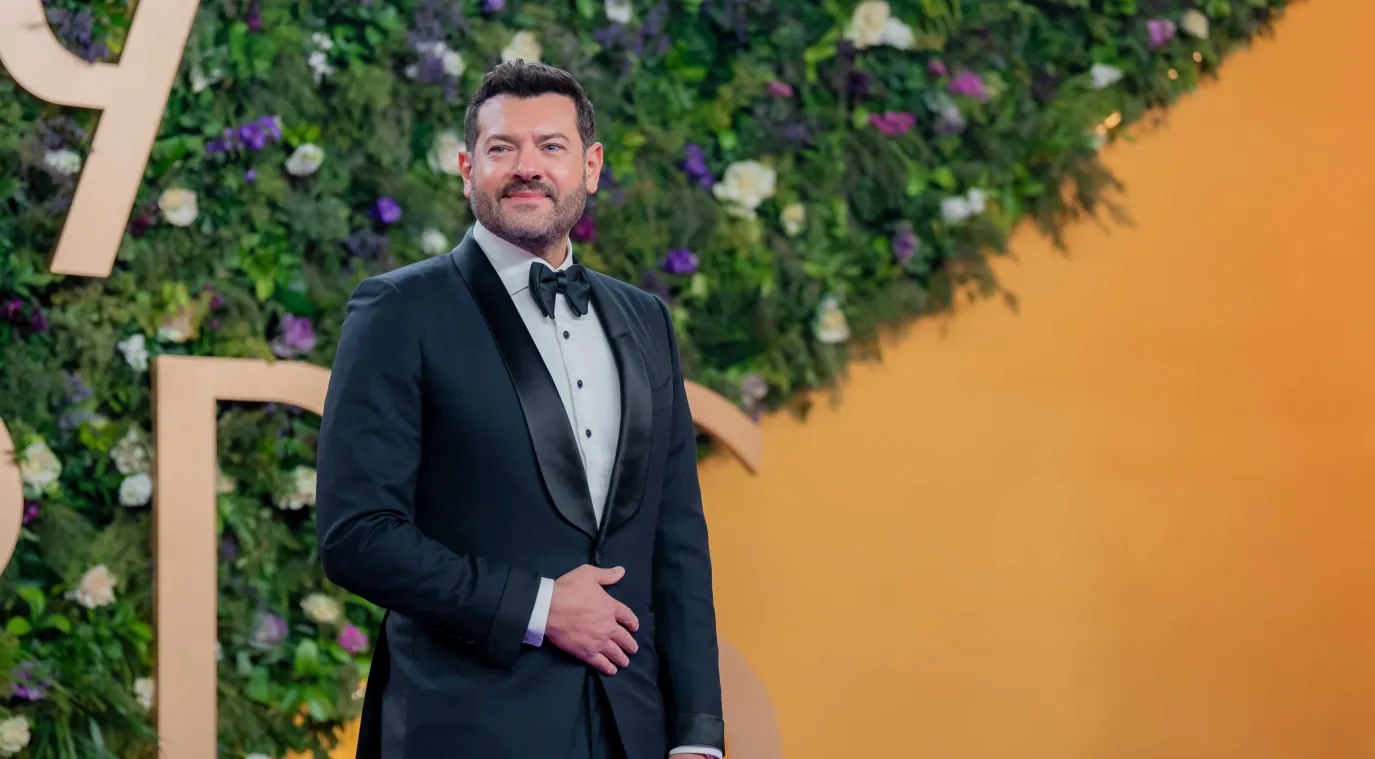 عمرو يوسف من حفل Joy Awards 2025 في الرياض - الصورة من المكتب الإعلامي لمجموعة MBC