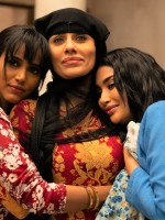 أميرة الشريف وإلهام علي ومها الغزال- الصورة من حساب أميرة على الانستغرام