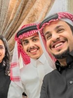 فيصل العيسى ومحمد الحربي وطرفة الشريف- الصورة من حساب محمد على الانستغرام