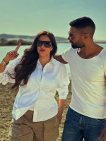 ياسمين عبد العزيز وكريم فهمي من مسلسل وننسى اللي كان