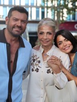 عمرو يوسف وأسماء جلال وسوسن بدر من كواليس لعب عيال- الصورة من صفحة الشركة المنتجة على فيس بوك