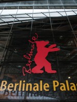 لوغو مهرجان برلين السينمائي الدولي. مصدر الصورة: STEFANIE LOOS / AFP