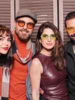 نجوم مسلسل ليل من كواليس التصوير - الصورة من حساب محمود نصر على انستغرام