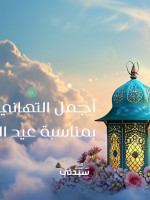 رسائل عيد الفطر للزوجة 2026