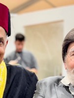 ياسر العظمة وعارف الطويل- الصورة من حساب عارف على الانستغرام