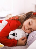 صورة لطفلة نائمة