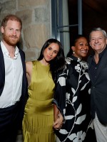 دوقة ساسيكس ميغان ماركل Meghan Markle وزوجها الأمير هاري Prince Harry (مصدر الصورة: Stefanie Keenan/Getty Images for Netflix)