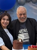 أشرف زكي وروجينا - الصورة من حساب أشرف زكي على إنستغرام