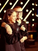 عمرو دياب مع ابنته جانا -الصورة من صفحته على فيسبوك