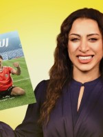فاطمة الشريف على الملصق الدعائي لمسلسل ميركاتو الصورة من صفحة منصة شاهد على إنستغرام