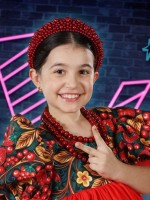 المتسابقة إيميليا جبر - الصورة من صفحة برنامج the voice kids ugn tdsf على فيسبوك