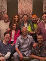 مي كساب برفقة نجوم مسلسل اللعبة5 - الصورة من صفحتها على إنستغرام