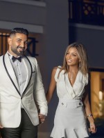 أحمد سعد وعلياء بسيوني - الصورة من حسابه على الفيس بوك