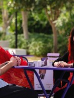 سارة طيبة ويعقوب الفرحان من فيلم مسألة حياة أو موت