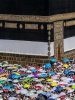 الحجاج حول الكعبة المشرفة- الصورة من واس 